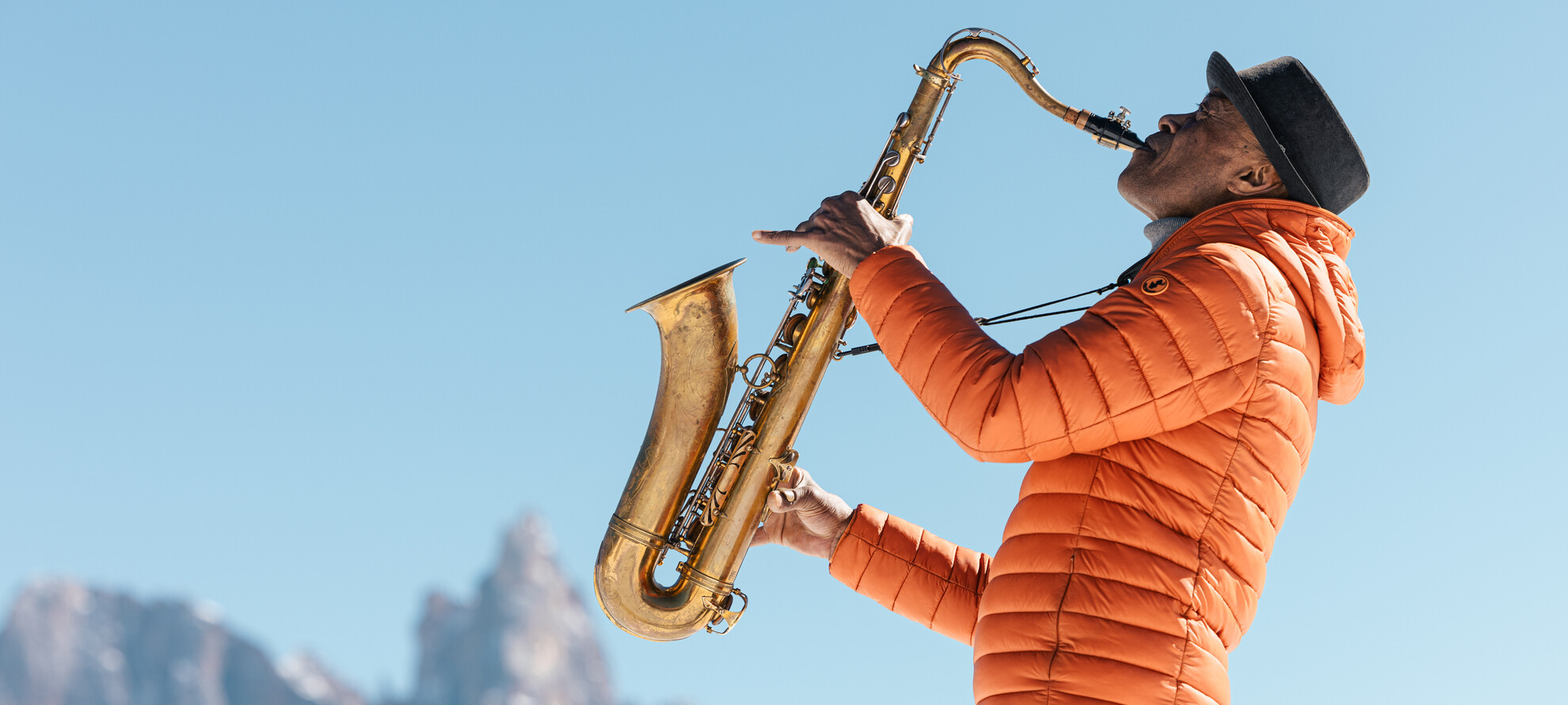 Warm up to music on the snow