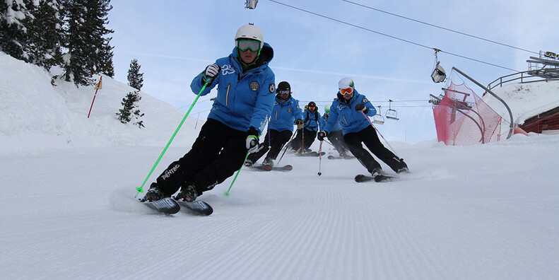 The Pampeago Alps Ski School