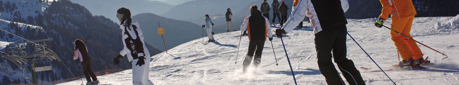 Wintersport zu Füßen der Dolomiten