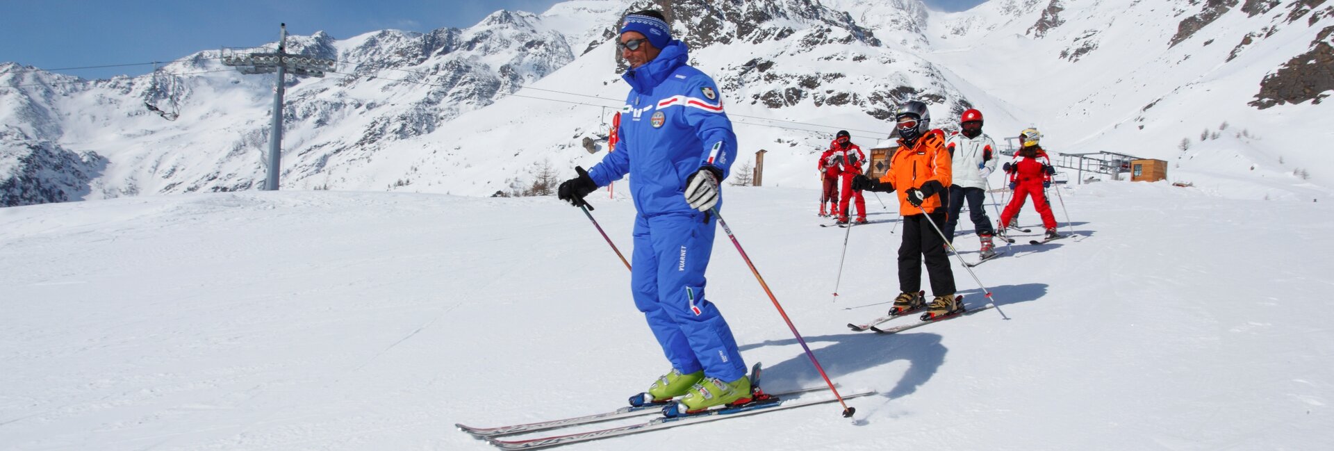 Imaprare a sciare in Val di Sole, a Pejo