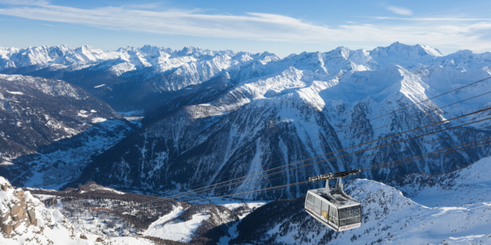 Lyžování v Pejo 3000