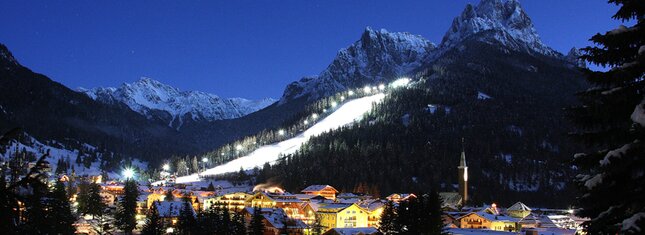 Skiare Pozza di Fassa-Aloch-Buffaure, vacanza neve in Val di Fassa