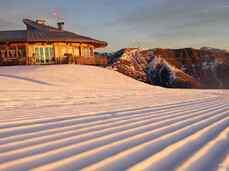 Skigebiet Valsugana für Ferien Familie Skifahren gelegenes Hotel.