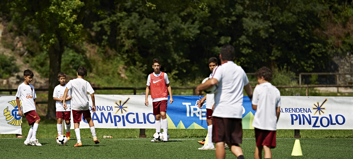 Ritiro A.S. Roma a Pinzolo: il Day Camp