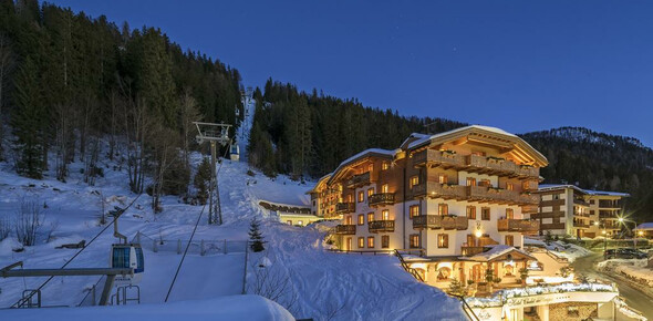 Hotel on the ski slopes