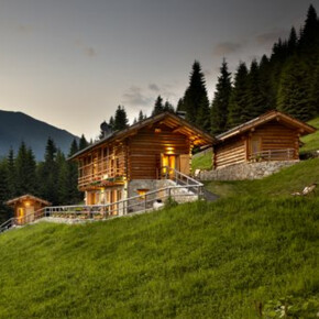 The beauty of mountain chalets