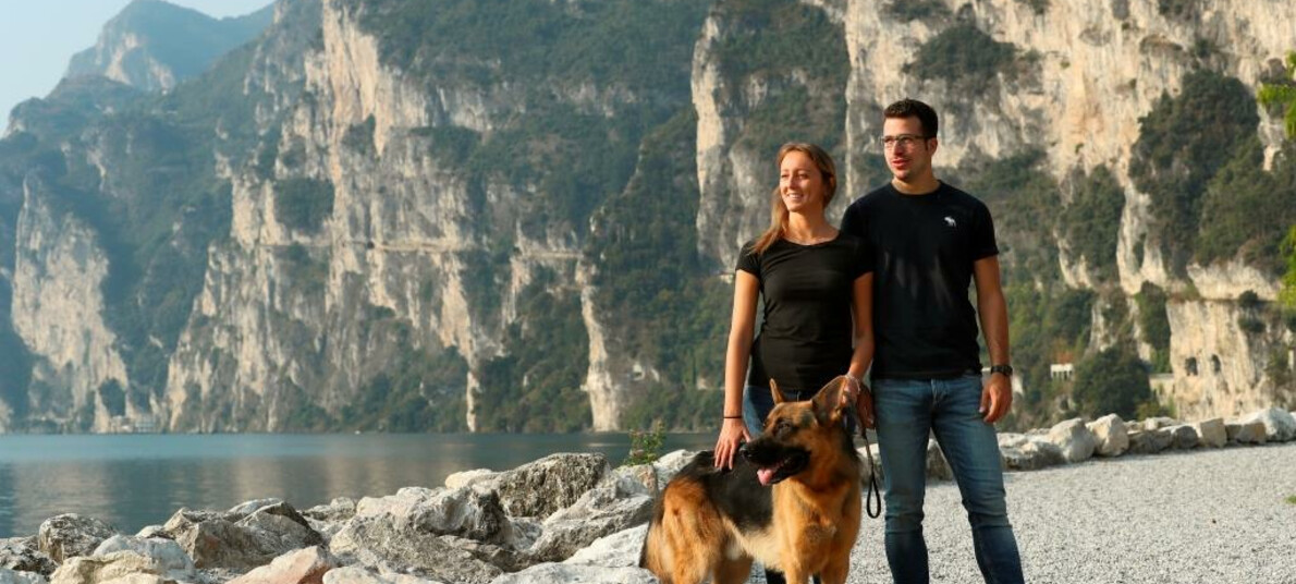 Con il cane sul Monte Altissimo