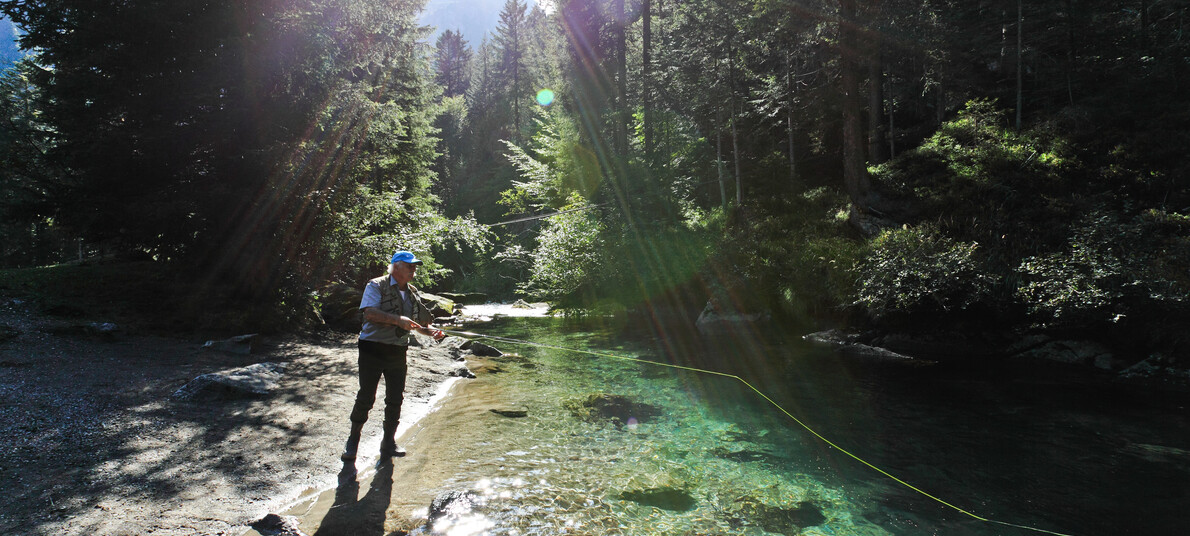 Exciting fishing in Giudicarie valley