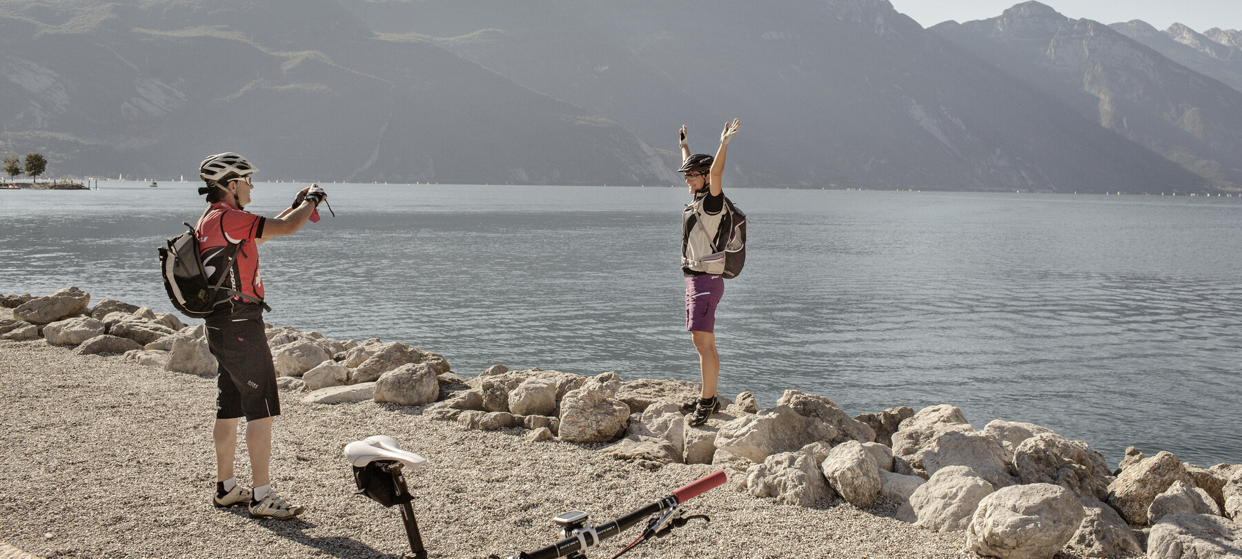 The Do-Ga cycling route: the final stage in Riva del Garda