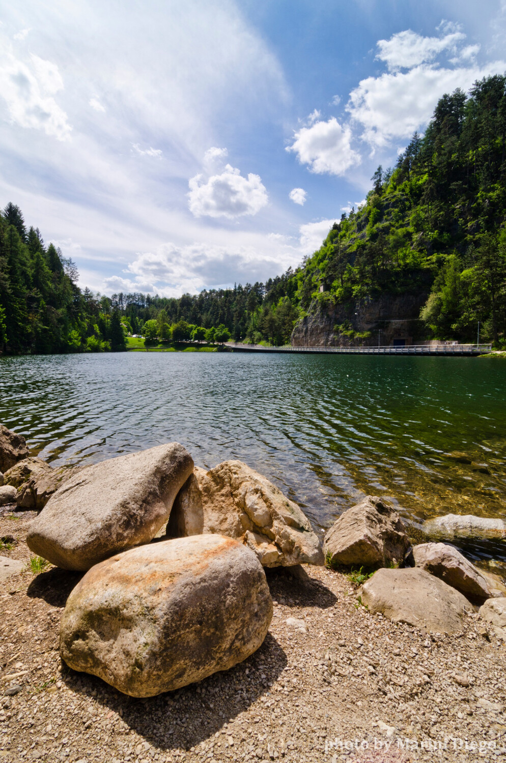 Lago Smeraldo Natur Seen Trentino Italien