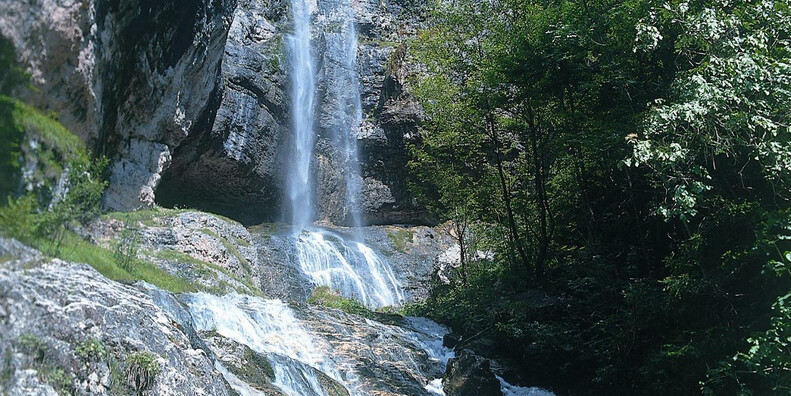 Die Wasserfälle von Tret