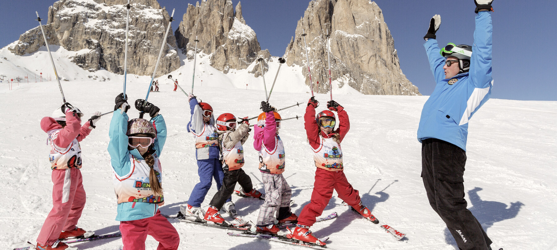 Skifahren lernen im Trentino