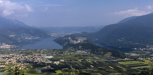 Jezero Caldonazzo, v blízkosti Trenta