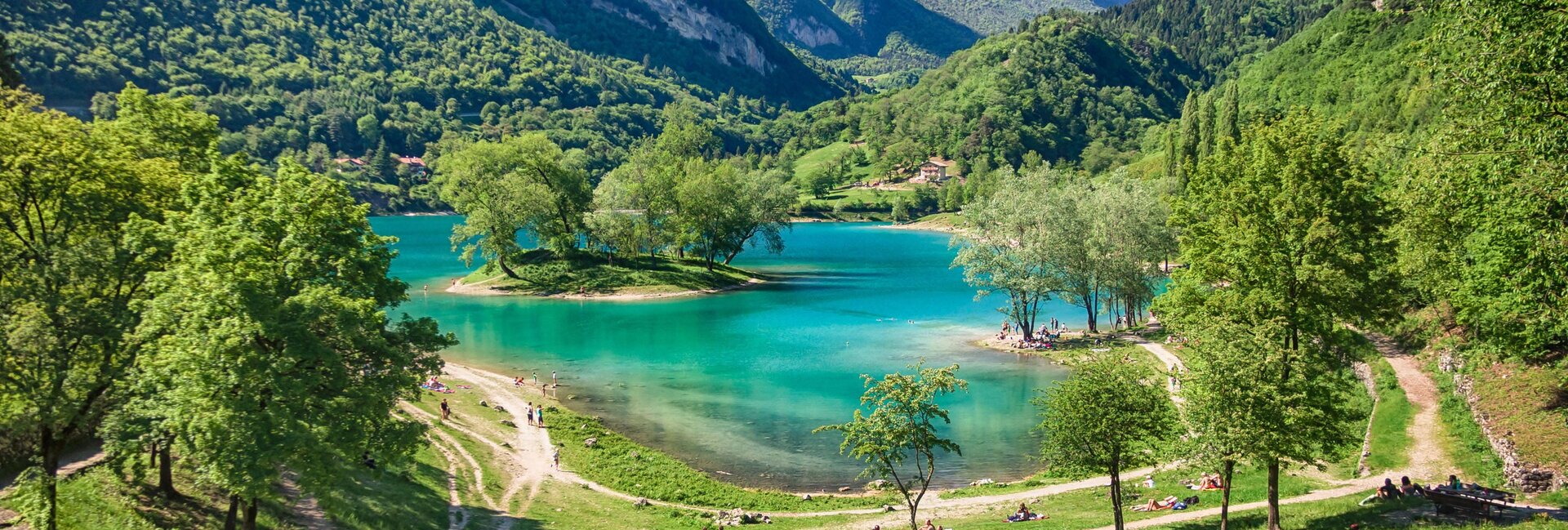 Lake Tenno Italy, hiking