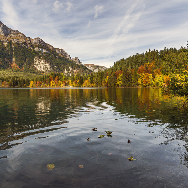 Lago di Tovel in autunno