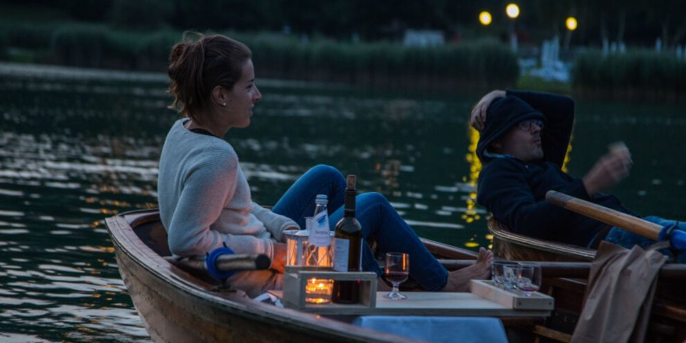 Abendessen auf dem See