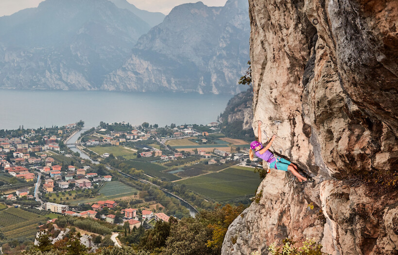 Explore Trentino's  Lake Garda climbing spots 
