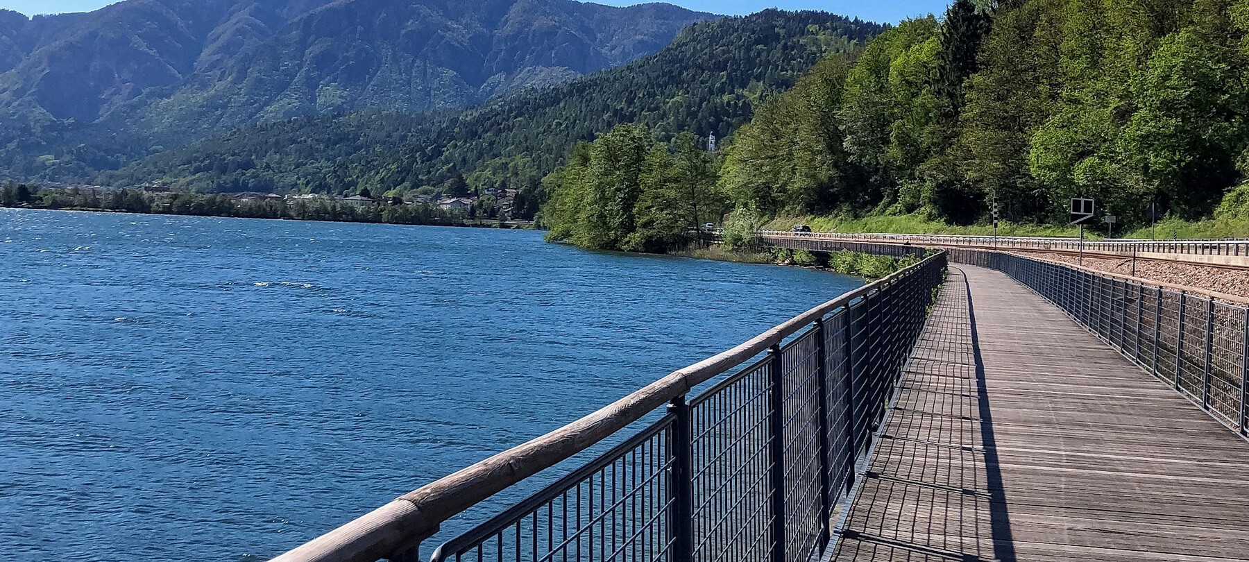 An easy route along the Valsugana cycleway