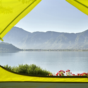 Camping aan het meer