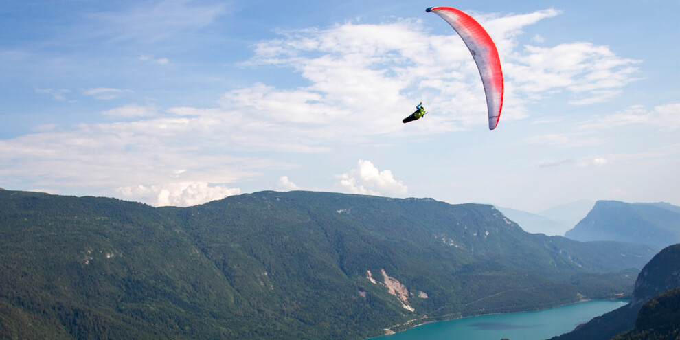 Paragliding with Nicola