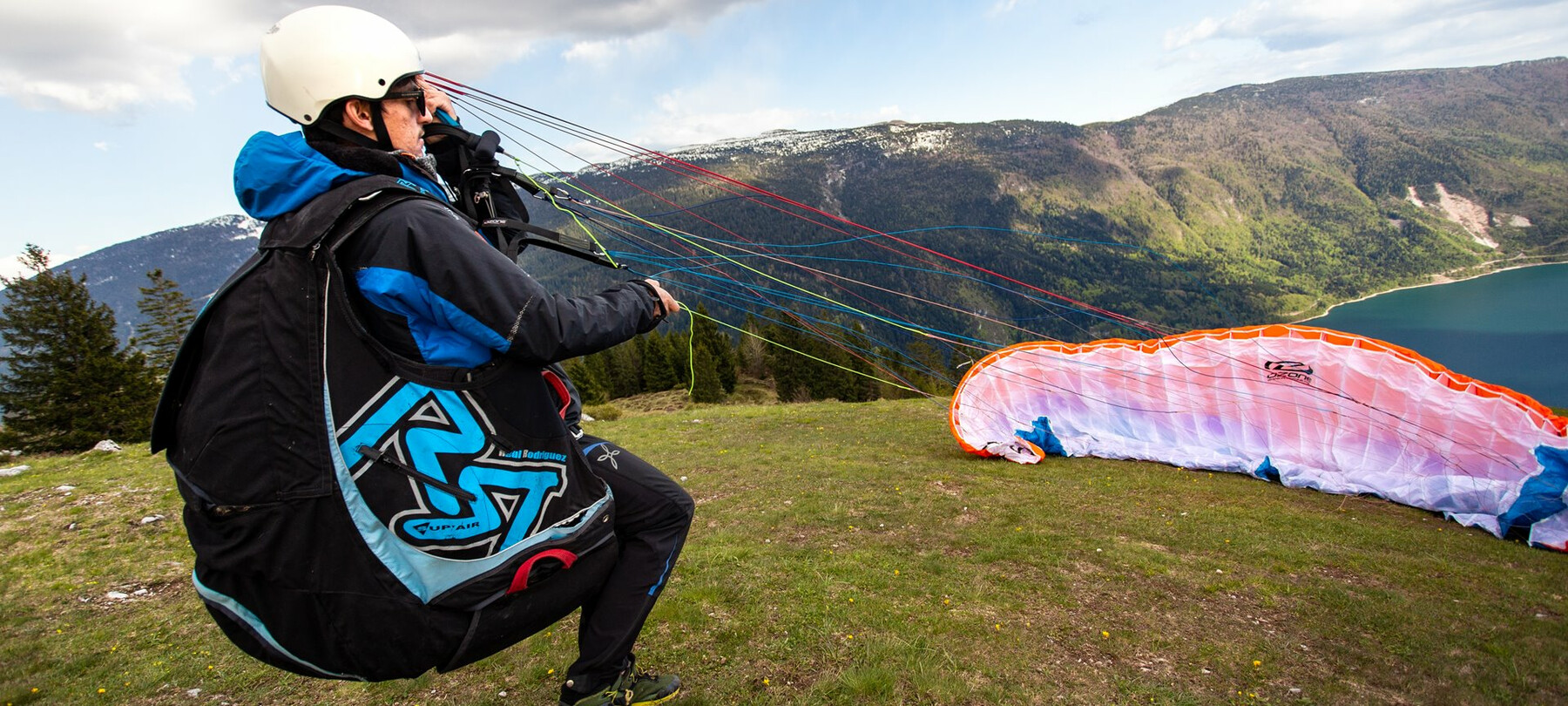 The lakes in Trentino: the story of Nicola Donini, a paraglider