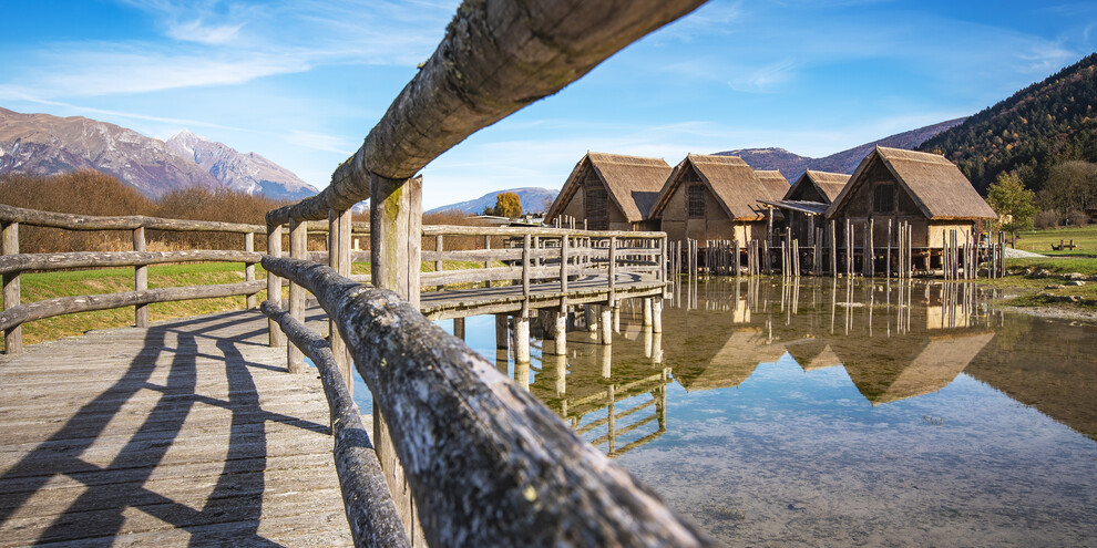 See the pile dwellings of the Fiavé Natural-Archaeological Park