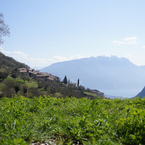 Vista sul Garda e il Borgo di Canale di Tenno | © Garda Trentino 
