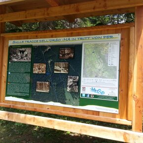 La bacheca del percorso | © APT - Alpe Cimbra