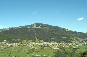 Folgaria dal punto panoramico del Belvedere | © Azienda per il Turismo Alpe Cimbra