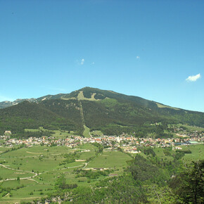 Folgaria dal punto panoramico del Belvedere | © Azienda per il Turismo Alpe Cimbra