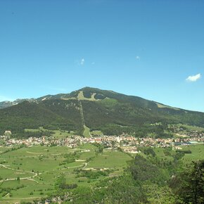 Folgaria dal punto panoramico del Belvedere | © Azienda per il Turismo Alpe Cimbra