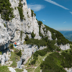 Kletterwand Cima Paganella | © APT Dolomiti di Brenta e Paganella