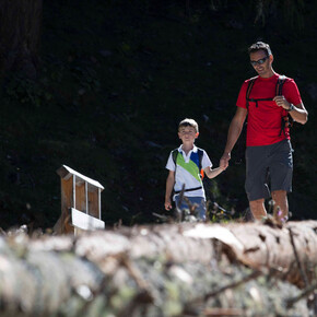 Running Ces mit Kindern | © APT San Martino di Castrozza, Primiero e Vanoi