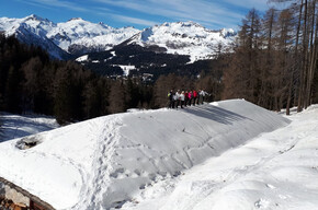 Snowshoe hike to "Malga Vaglianella" | © APT Madonna di Campiglio, Pinzolo, Val Rendena