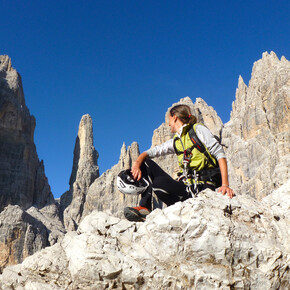 Klettersteig Felice Spellini, Brentadolomiten | © APT Madonna di Campiglio, Pinzolo, Val Rendena