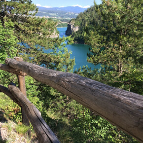 Lake Santa Giustina - The big dam in the valley of canyons - Nature - Lakes