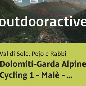 Dolomiti-Garda Alpine Cycling 1 - Malè - Pinzolo
