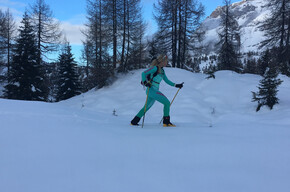 Ski mountaineering near Malga Vagliana | © APT Madonna di Campiglio, Pinzolo, Val Rendena