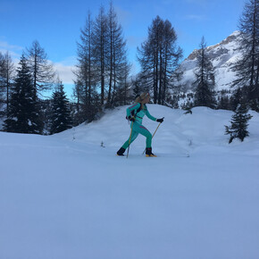 Ski mountaineering near Malga Vagliana | © APT Madonna di Campiglio, Pinzolo, Val Rendena