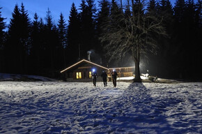 Moonlight walk to the Potzmauer Hut | © APT Trento 