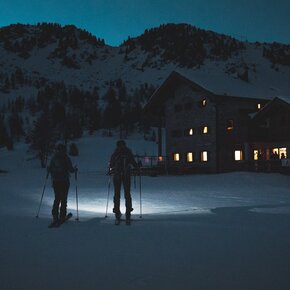 Skialp by night Pradalago | © APT Madonna di Campiglio, Pinzolo, Val Rendena