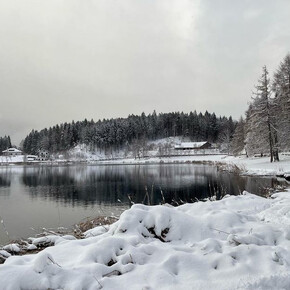 Von Cembra zur Berghütte Lago Santo im Winter | © APT Trento, monte Bondone e Valle dei Laghi