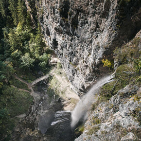 Cascata di Tret passeggiata al punto panoramico | © APT Val di Non Soc. Coop.