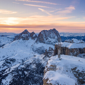 Sass Pordoi Aussichtspunkt - Pordoijoch