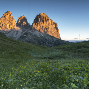 Val di Fassa - Sassolungo all'alba