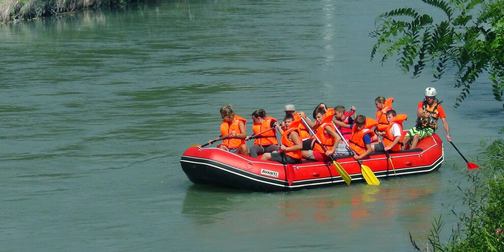 Soft rafting na řece Adige
