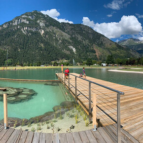 Skok do wody w stylu ekologicznym