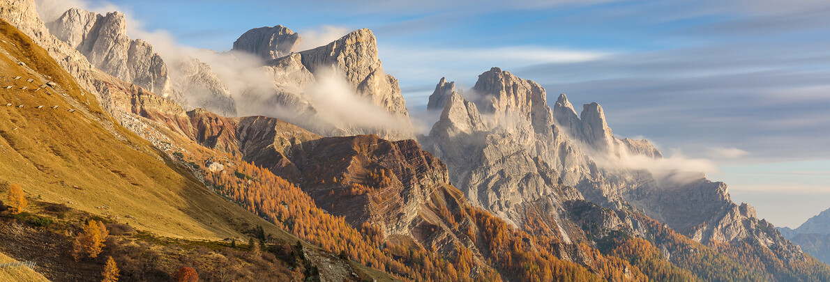 De berg in de herfst? Een heel ander spektakel!