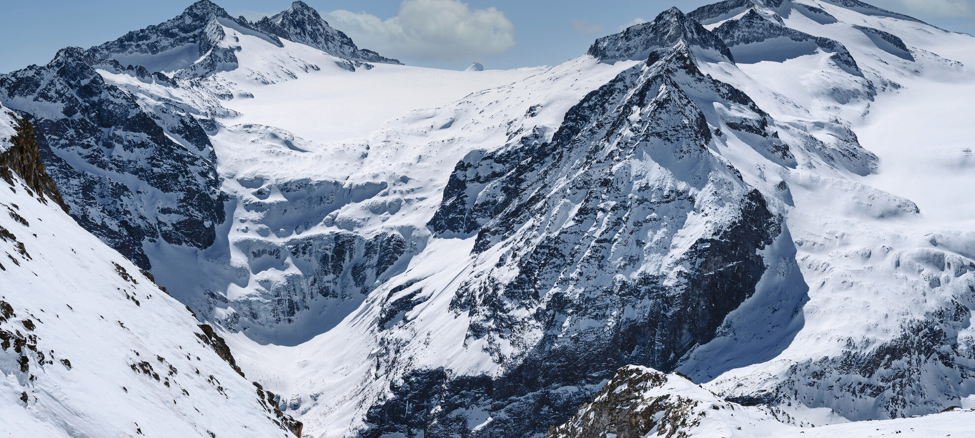 Val di Sole - Passo del Tonale - Passo Paradiso - Ghiacciaio Presena - Panorama | © Simone Mondino