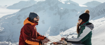 Val di Sole - Passo Tonale - Panorama 3000 Glacier - Merenda con tagliere e Trentodoc - Aperitivo | © Alex Moling